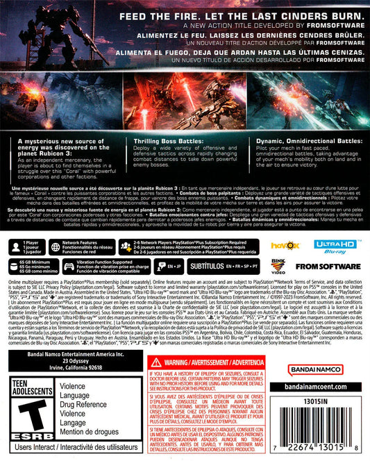 Armored Core VI: Fires of Rubicon - (New) (Playstation 5)