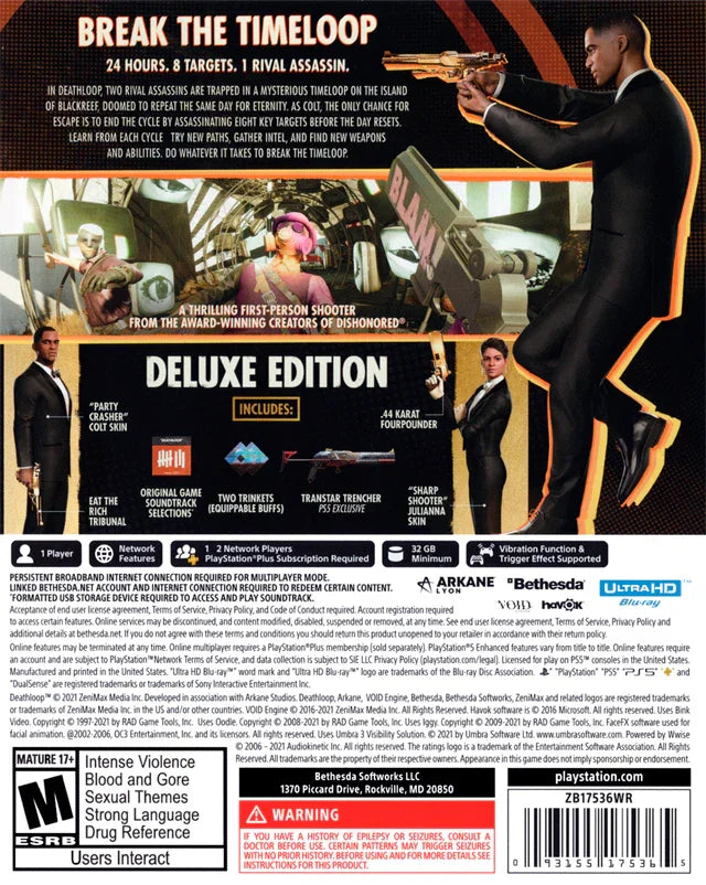 Deathloop Deluxe Edition - (New) (Playstation 5)